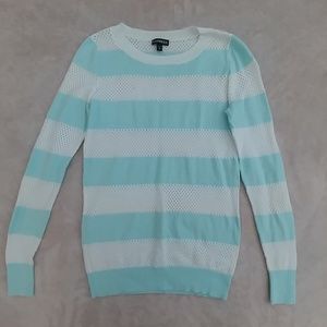 XS Express mesh striped sweater